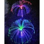 Casa si Gradina - Corpuri si surse de iluminat - Iluminat exterior - Lampi solare - Set 2 Lampi solare tip palmier de gradina - Infinity.ro