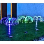 Casa si Gradina - Corpuri si surse de iluminat - Iluminat exterior - Lampi solare - Set 2 Lampi solare tip palmier de gradina - Infinity.ro