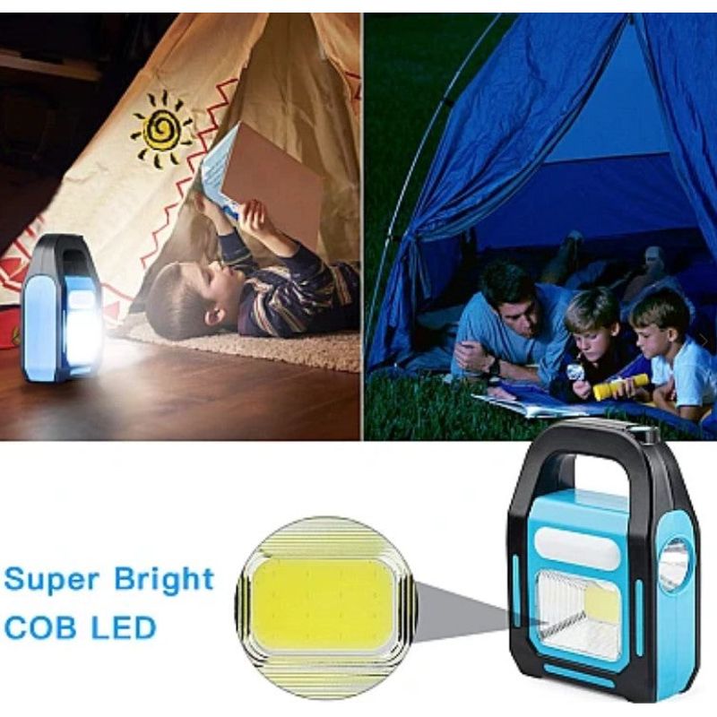 Casa si Gradina - Corpuri si surse de iluminat - Iluminat exterior - Lampi solare - Lampa solara camping JD-925, tip lanterna cu maner, portabila si reincarcabila - Infinity.ro