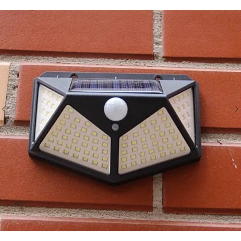 Casa si Gradina - Corpuri si surse de iluminat - Iluminat exterior - Lampi solare - Set 3 Lampi ULTRA 100 LED Solare cu senzor de miscare si lumina 3 moduri ILUMINARE - Infinity.ro