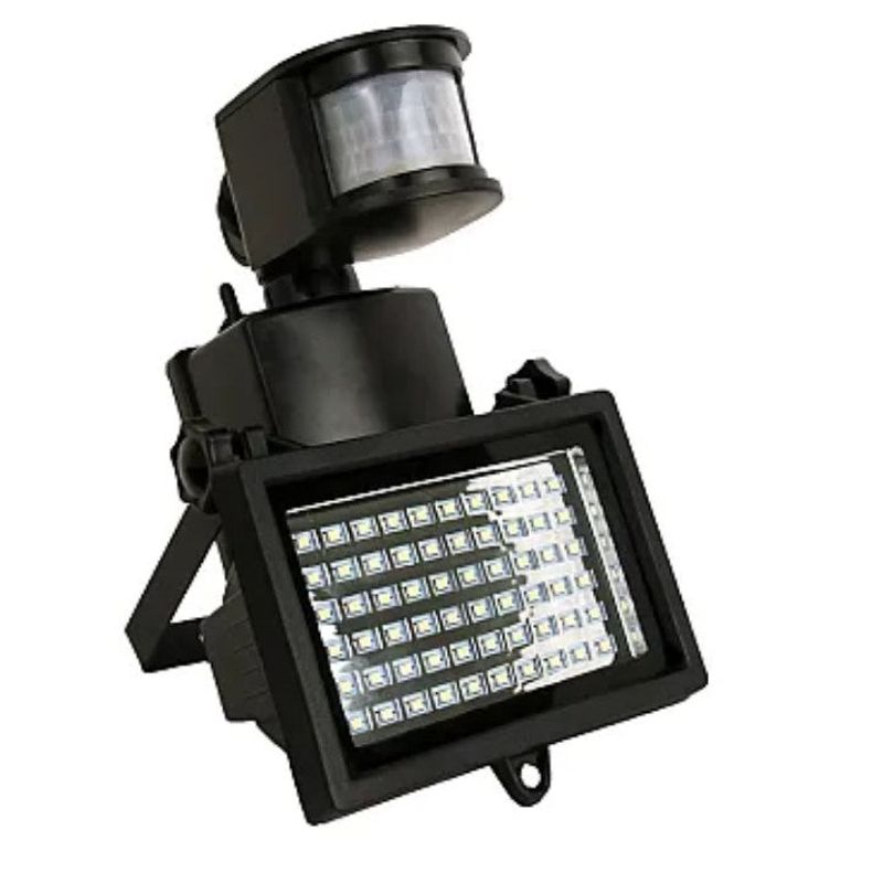 Casa si Gradina - Corpuri si surse de iluminat - Iluminat exterior - Lampi solare - Lampa LED cu panou solar, 60 LED, senzor de miscare, 15W - Infinity.ro