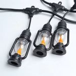 Casa si Gradina - Corpuri si surse de iluminat - Becuri si tuburi neon - Becuri - Ghirlanda Luminoasa Tip Felinar, 10m Lungime, 10 Becuri, IP44, Lumina Alba Calda - Infinity.ro