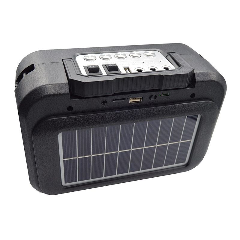 Casa si Gradina - Corpuri si surse de iluminat - Becuri si tuburi neon - Becuri - Sistem iluminare LED, 2 becuri, USB, MP3, Bluetooth - Infinity.ro