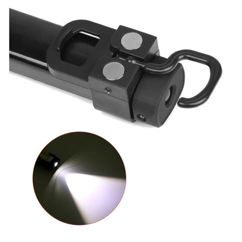 Casa si Gradina - Corpuri si surse de iluminat - Veioze si lampi - Lampadare - Lampa Magnetica LED Lumina Frontala si Laterala, portabila, reincarcabila USB - Negru - Infinity.ro