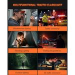 Casa si Gradina - Corpuri si surse de iluminat - Iluminat exterior - Lanterne - Lanterna LED 2 in 1, Carcasa Metalica si Tub de Semalizare, 1800LM - Infinity.ro