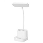 Casa si Gradina - Corpuri si surse de iluminat - Veioze si lampi - Lampadare - Lampa LED 1958, pentru birou, portabila, cu 40 de LED-uri, 3 moduri de iluminare, alb - Infinity.ro