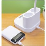 Casa si Gradina - Corpuri si surse de iluminat - Veioze si lampi - Lampadare - Lampa LED 1958, pentru birou, portabila, cu 40 de LED-uri, 3 moduri de iluminare, alb - Infinity.ro