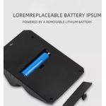 Casa si Gradina - Corpuri si surse de iluminat - Iluminat exterior - Lampi solare - Lampa solara de perete 2 in 1, cu sistem anti tantari, model W792, lumina alba si violet, cu inductie, negru - Infinity.ro