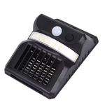 Casa si Gradina - Corpuri si surse de iluminat - Iluminat exterior - Lampi solare - Lampa solara de perete 2 in 1, cu sistem anti tantari, model W792, lumina alba si violet, cu inductie, negru - Infinity.ro