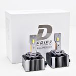 Casa si Gradina - Corpuri si surse de iluminat - Becuri si tuburi neon - Becuri - Set 2 becuri auto D1S Led 35W, 10000 LM, 6500K pentru VW, BMW, Audi - Infinity.ro