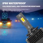 Casa si Gradina - Corpuri si surse de iluminat - Becuri si tuburi neon - Becuri - Set 2 becuri auto D1S Led 35W, 10000 LM, 6500K pentru VW, BMW, Audi - Infinity.ro