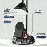 Laptop, Telefoane si Tablete - Telefoane mobile si accesorii - Accesorii Telefoane - Incarcatoare telefoane - Statie de incarcare rapida, 20W, pliabila, cu lampa LED, incarcare wireless pentru smartphone, casti si ceas, negru - Infinity.ro