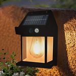 Casa si Gradina - Corpuri si surse de iluminat - Iluminat exterior - Lampi solare - Set 6 x Lampi Solare de Perete 2W, 600LM, rezistenta la apa IP65, pentru gradina sau casa, negru - Infinity.ro