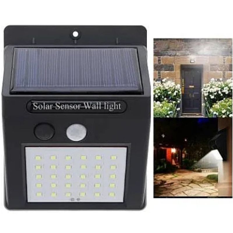 Casa si Gradina - Corpuri si surse de iluminat - Iluminat exterior - Lampi solare - Set 4 Lampi Solare BRIGHT 30 LED cu senzor de miscare si lumina 1 mod ILUMINARE - Infinity.ro