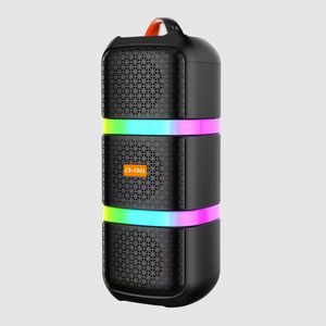 Boxa portabila Bluetooth, CS-4301, 20W, 1800mAh, RGB, 18.6*18.1*47.7cm, cu Microfon, Negru