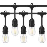 Casa si Gradina - Corpuri si surse de iluminat - Iluminat exterior - Instalatii luminoase exterior - Ghirlanda Luminoasa LED cu Pendule, Interconectabila, 5m/10m cu 10 becuri, Soclu E27, Lumina Alba Calda - 5m - Infinity.ro