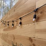 Casa si Gradina - Corpuri si surse de iluminat - Iluminat exterior - Instalatii luminoase exterior - Ghirlanda Luminoasa LED cu Pendule, Interconectabila, 5m/10m cu 10 becuri, Soclu E27, Lumina Alba Calda - 5m - Infinity.ro