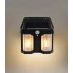 Casa si Gradina - Corpuri si surse de iluminat - Iluminat exterior - Lampi solare - Lampa solara de perete dubla CB 228 tip felinar, decorativ, de perete - Infinity.ro