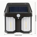 Casa si Gradina - Corpuri si surse de iluminat - Iluminat exterior - Lampi solare - Lampa solara de perete dubla CB 228 tip felinar, decorativ, de perete - Infinity.ro