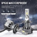 Casa si Gradina - Corpuri si surse de iluminat - Becuri si tuburi neon - Becuri - Set 2 becuri LED H4, Canbus, 120W, fara eroare, 12000LM, lumina alb-rece - Infinity.ro