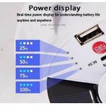 Casa si Gradina - Corpuri si surse de iluminat - Iluminat exterior - Lampi solare - Lampa solara XJT90 Suspendata pentru Camping cu powerbank 90W, cu agatatoare - Infinity.ro