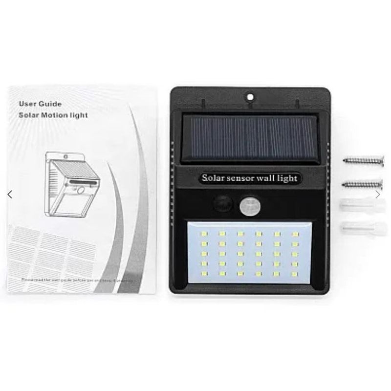 Casa si Gradina - Corpuri si surse de iluminat - Iluminat exterior - Lampi solare - Set 3 Lampi BRIGHT 30 LED Solare cu senzor de miscare si lumina 1 mod ILUMINARE - Infinity.ro