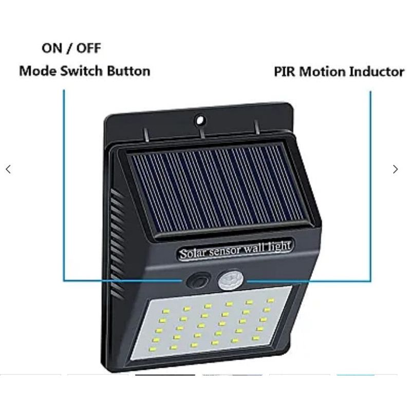 Casa si Gradina - Corpuri si surse de iluminat - Iluminat exterior - Lampi solare - Set 3 Lampi BRIGHT 30 LED Solare cu senzor de miscare si lumina 1 mod ILUMINARE - Infinity.ro