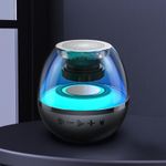 TV, Audio-Video si Foto - Portabile audio - Boxe portabile - Mini boxa portabila cu extra bass, RGB, sunet 360°, HD, bluetooth 5.0, USB Type-C, negru - Infinity.ro