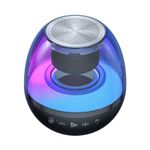 TV, Audio-Video si Foto - Portabile audio - Boxe portabile - Mini boxa portabila cu extra bass, RGB, sunet 360°, HD, bluetooth 5.0, USB Type-C, negru - Infinity.ro