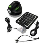 Casa si Gradina - Corpuri si surse de iluminat - Iluminat exterior - Lampi solare - Kit solar GD-P20 cu Lampa Multifunctionala, Panou si Bec - Infinity.ro