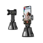 Laptop, Telefoane si Tablete - Telefoane mobile si accesorii - Accesorii Telefoane - Suport si docking telefoane - Suport Automat pentru Telefon cu Tracking, Camera, Difuzor, Bluetooth, 360°, Portabil, Negru - Infinity.ro