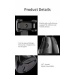 Laptop, Telefoane si Tablete - Telefoane mobile si accesorii - Accesorii Telefoane - Suport si docking telefoane - Suport Automat pentru Telefon cu Tracking, Camera, Difuzor, Bluetooth, 360°, Portabil, Negru - Infinity.ro