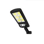 Casa si Gradina - Corpuri si surse de iluminat - Iluminat exterior - Lampi solare - Lampa solara stradala LED, cu 6 cadrane, senzor miscare, IP65, negru - Infinity.ro