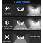 Casa si Gradina - Corpuri si surse de iluminat - Iluminat exterior - Lampi solare - Set 4 Lampi Solare ULTRA 100 LED, cu senzor de miscare si lumina 3 moduri ILUMINARE - Infinity.ro