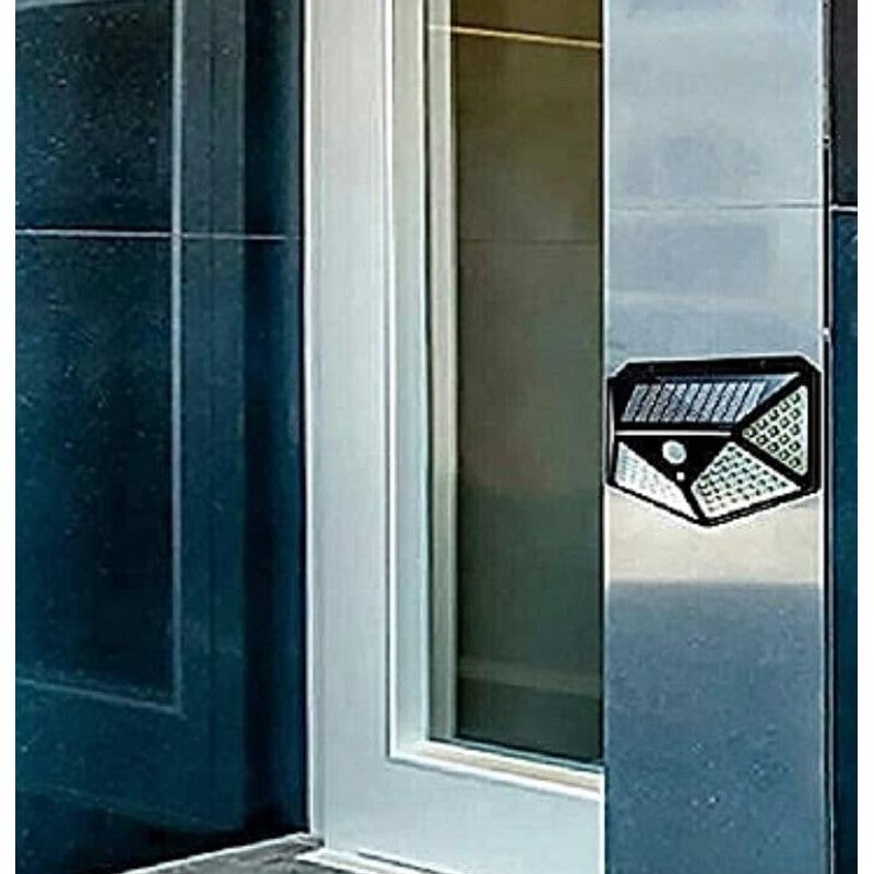 Casa si Gradina - Corpuri si surse de iluminat - Iluminat exterior - Lampi solare - Set 4 Lampi Solare ULTRA 100 LED, cu senzor de miscare si lumina 3 moduri ILUMINARE - Infinity.ro