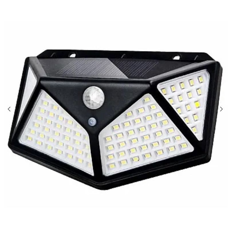 Casa si Gradina - Corpuri si surse de iluminat - Iluminat exterior - Lampi solare - Set 4 Lampi Solare ULTRA 100 LED, cu senzor de miscare si lumina 3 moduri ILUMINARE - Infinity.ro