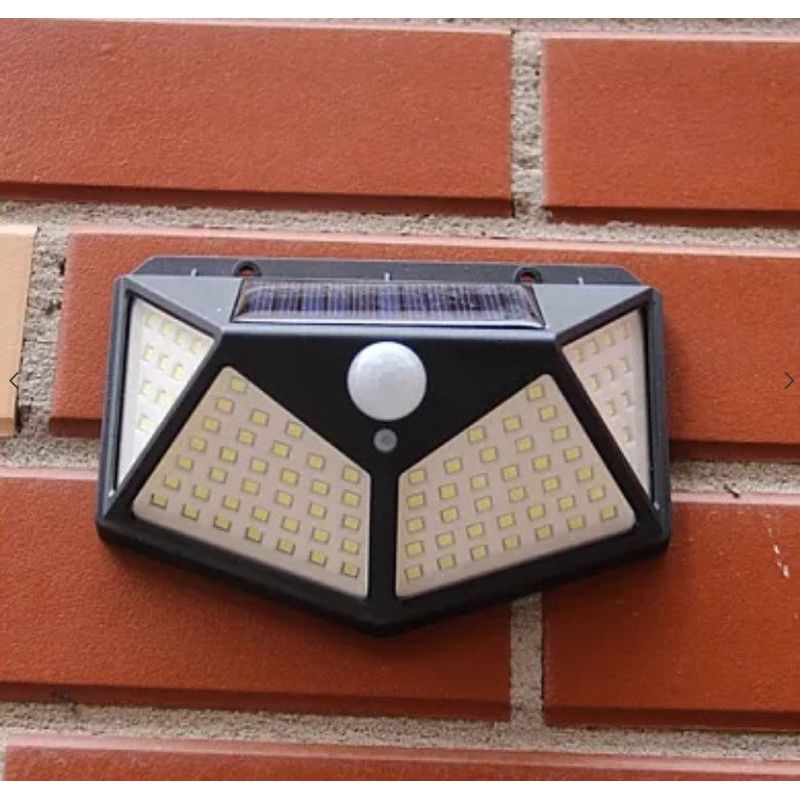 Casa si Gradina - Corpuri si surse de iluminat - Iluminat exterior - Lampi solare - Set 4 Lampi Solare ULTRA 100 LED, cu senzor de miscare si lumina 3 moduri ILUMINARE - Infinity.ro