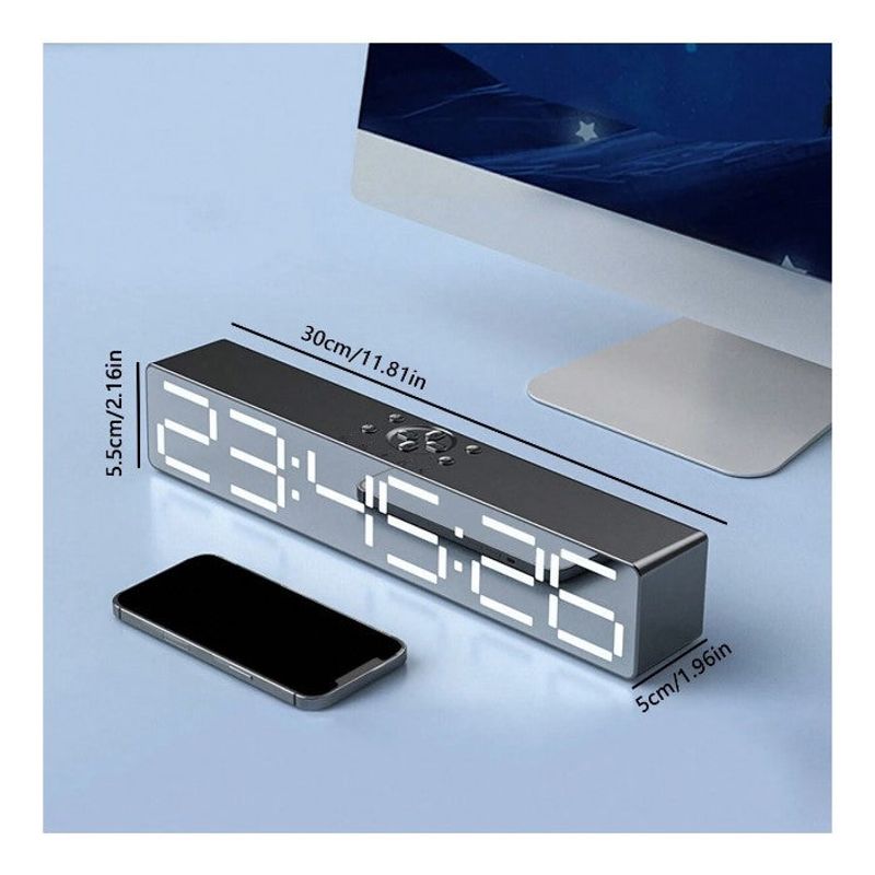 TV, Audio-Video si Foto - Portabile audio - Boxe portabile - Boxa portabila Andowl QYXB133, cu ceas, alarma, SD card slot, bluetooth, negru - Infinity.ro