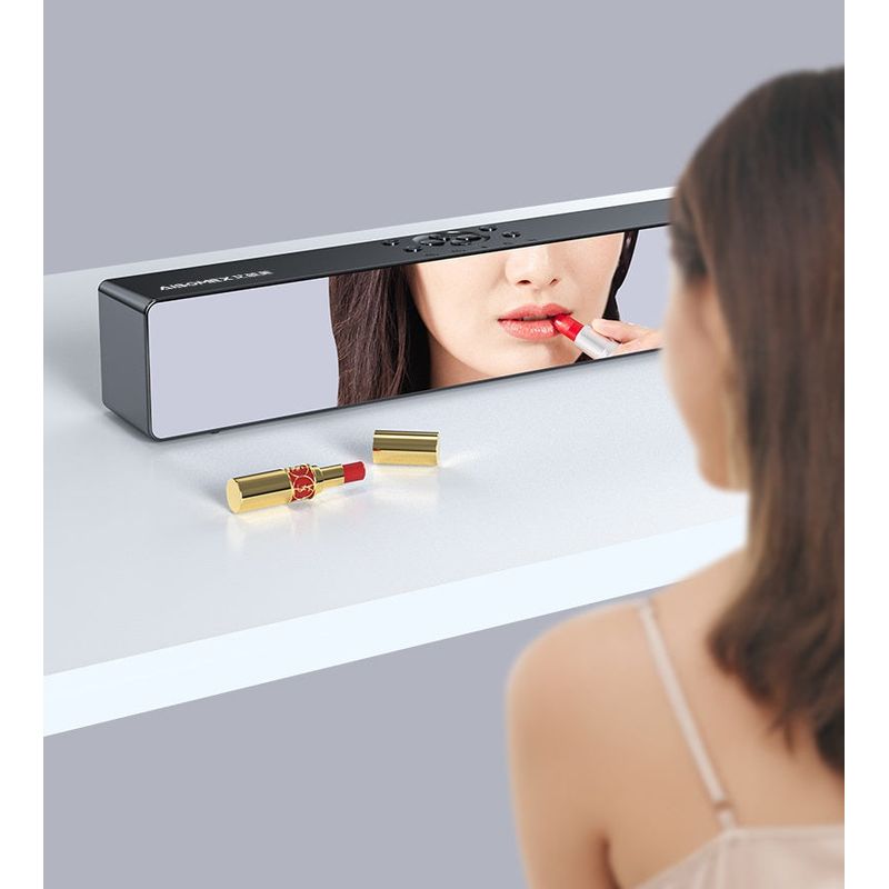 TV, Audio-Video si Foto - Portabile audio - Boxe portabile - Boxa portabila Andowl QYXB133, cu ceas, alarma, SD card slot, bluetooth, negru - Infinity.ro