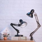 Casa si Gradina - Corpuri si surse de iluminat - Veioze si lampi - Lampadare - Lampa LED de masa reglabila, 63cm, aluminiu si ABS, IP20, USB, negru - Infinity.ro