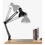 Casa si Gradina - Corpuri si surse de iluminat - Veioze si lampi - Lampadare - Lampa LED de masa reglabila, 63cm, aluminiu si ABS, IP20, USB, negru - Infinity.ro
