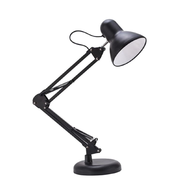 Casa si Gradina - Corpuri si surse de iluminat - Veioze si lampi - Lampadare - Lampa LED de masa reglabila, 63cm, aluminiu si ABS, IP20, USB, negru - Infinity.ro