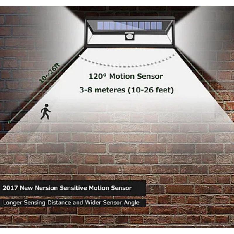 Casa si Gradina - Corpuri si surse de iluminat - Iluminat exterior - Lampi solare - Lampa Solara cu senzori miscare cu COB, 90 LED, 900 lumeni - Infinity.ro