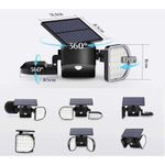 Casa si Gradina - Corpuri si surse de iluminat - Iluminat exterior - Lampi solare - Lampa Solara cu 56 LED-uri, Senzor de Miscare - Infinity.ro