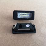Casa si Gradina - Corpuri si surse de iluminat - Iluminat exterior - Lampi solare - Set 2 lampi LED pentru numar auto, compatibil VW, fara eroare de bec ars, lumina alb-rece - Infinity.ro