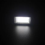 Casa si Gradina - Corpuri si surse de iluminat - Iluminat exterior - Lampi solare - Set 2 lampi LED pentru numar auto, compatibil VW, fara eroare de bec ars, lumina alb-rece - Infinity.ro