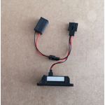 Casa si Gradina - Corpuri si surse de iluminat - Iluminat exterior - Lampi solare - Set 2 lampi LED pentru numar auto, compatibil VW, fara eroare de bec ars, lumina alb-rece - Infinity.ro