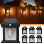 Casa si Gradina - Corpuri si surse de iluminat - Iluminat exterior - Lampi solare - Lampa Solara de Perete 2W, 600LM, rezistenta la apa IP65, pentru gradina sau casa, negru - Infinity.ro