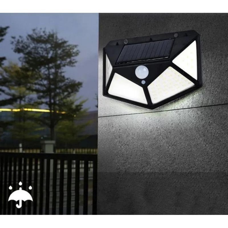 Casa si Gradina - Corpuri si surse de iluminat - Iluminat exterior - Lampi solare - Set 6 Lampi Solare ULTRA 100 LED cu Senzor de Miscare si Lumina 3 Moduri ILUMINARE - Infinity.ro