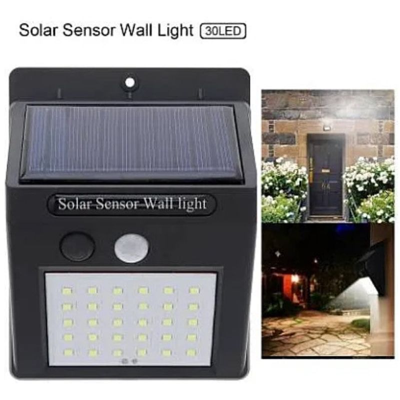 Casa si Gradina - Corpuri si surse de iluminat - Iluminat exterior - Lampi solare - Set 2 Lampi BRIGHT 30 LED Solare cu senzor de miscare si lumina 1 mod ILUMINARE - Infinity.ro